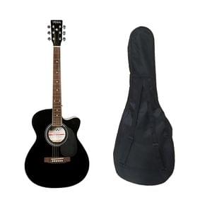 Belear Vega Series 40C Inch Black Acoustic Guitar Combo Package with Bag